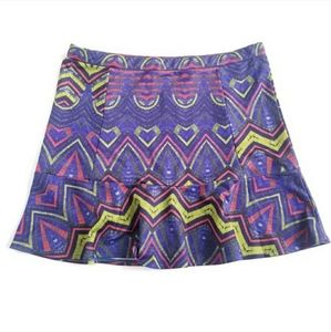 new ASOS River Island Skirt Blue Print Plus Size